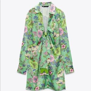 Zara floral dress